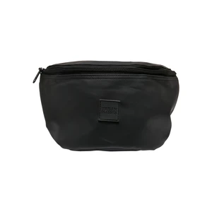 Coated basic waist bag black