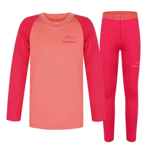 Children's thermal underwear Active winter HUSKY Tombo light orange/pink