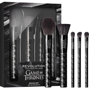 Makeup Revolution X Game Of Thrones 3 Eyed Raven sada štetcov 5 ks