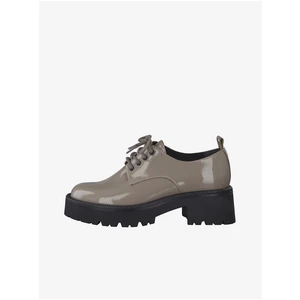 Light Brown Shiny Heel Shoes Tamaris - Women