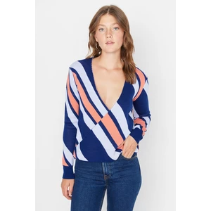 Trendyol Sweater - Navy blue - Regular fit