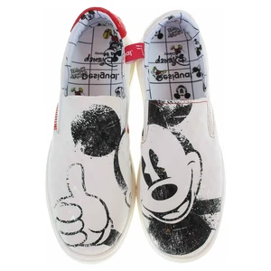 Dámské mokasiny Desigual 22SSKP10 1000 Mickey white 40