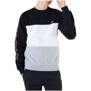 Grey-white-black men's sweatshirt with lacoste inscription - Men