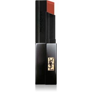 Yves Saint Laurent Rouge Pur Couture The Slim Velvet Radical tenký zmatňujúci rúž s koženým efektom odtieň 28