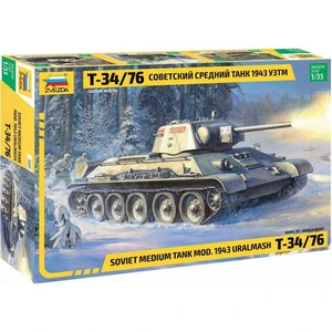 Zvezda Model Kit tank T-34 76 mod.1943 Uralmash 1:35