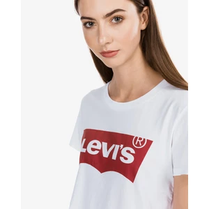 Bílé dámské tričko s potiskem Levi's®