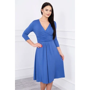 Dress with cut-off under the bust jeans