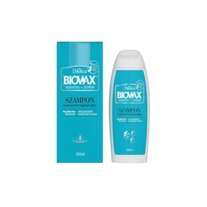 L’biotica Biovax Keratin & Silk posilující šampon s keratinovým komplexem 200 ml