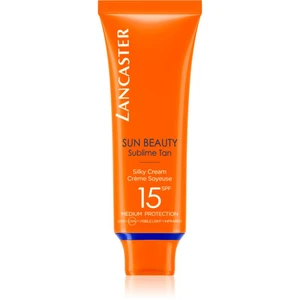 Lancaster Sun Beauty Silky Cream opaľovací krém na tvár SPF 15 50 ml