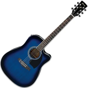 Ibanez PF15ECE-TBS Transparent Blue Sunburst