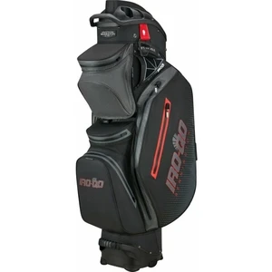 Bennington IRO QO 14 Waterproof Black/Canon Grey/Red Golfbag