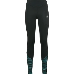 Odlo The Zeroweight Print Reflective Tights Black M