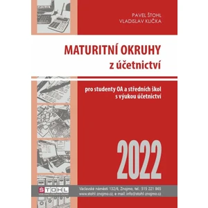 Maturitní okruhy z účetnictví 2022