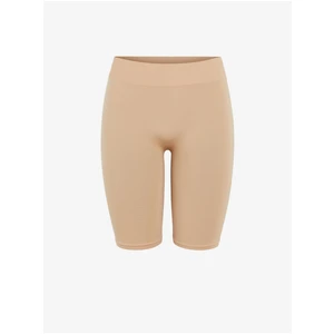 Beige Short Leggings Pieces London Shorts - Women