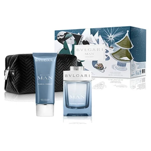 Bvlgari Man Glacial Essence - EDP 100 ml + balzám po holení 100 ml + taška