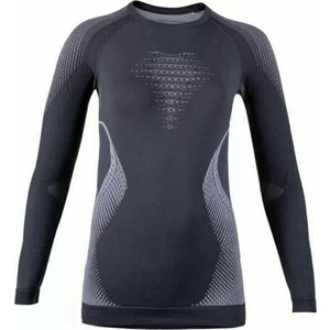 UYN Sous-vêtements thermiques Evolutyon Lady Comfort Underwear Shirt Long Sleeves Charcoal/White/Light Grey XS