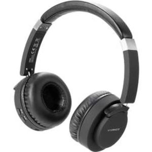 Bluetooth, káblové Hi-Fi slúchadlá On Ear Vivanco BTHP 260 37578, čierna