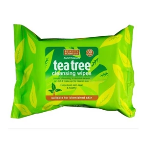 Beauty Formulas Čisticí ubrousky Tea Tree (Cleansing Wipes) 30 ks
