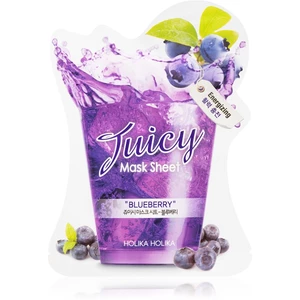 Holika Holika Juicy Mask Sheet Blueberry plátenná maska s energizujúcim účinkom 20 ml