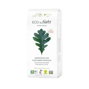 Eco by Naty Dámské ECO inkontinenční vložky Naty - mini (20 ks)