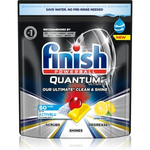 Finish Quantum Ultimate Lemon Sparkle kapsuly do umývačky 60 ks