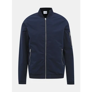 Dark Blue Water Repellent Bomber Jack & Jones Rush