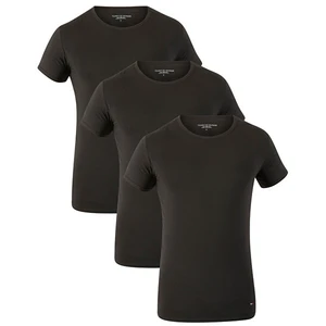 Set of three black men's T-shirts under Tommy Hilfiger shirt - Men's