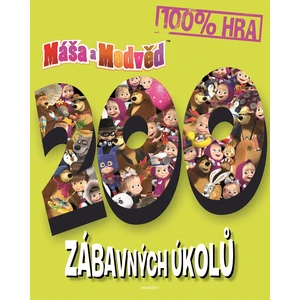 Máša a medvěd - 200 zábavných úkolů [Kniha - omalovánky]