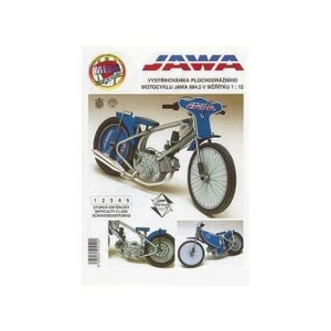 Plochodrážní motocykl JAWA 884.5/ papírový model [Papírenské zboží]