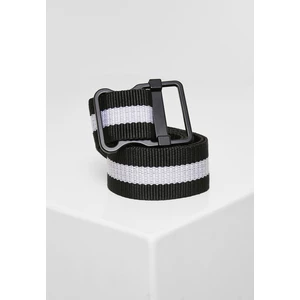 Easy Belt With Stripes Black/white