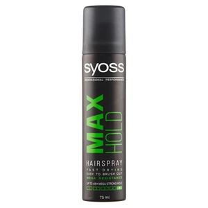 Syoss Max Hold lak na vlasy s extra silnou fixáciou mini 75 ml