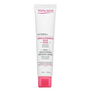 Topicrem Hydratačný výživný krém pre citlivú a suchú pleť HYDRA+ (Rich Moisturizing Radiance Cream) 40 ml