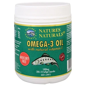 Australian Remedy Omega-3 1000 mg rybí olej 200 + 10 kapslí