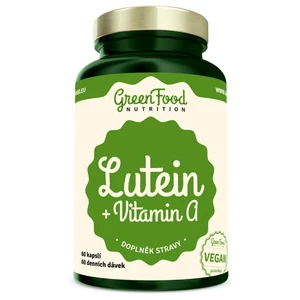 GreenFood Lutein + Vitamin A 60 kapslí