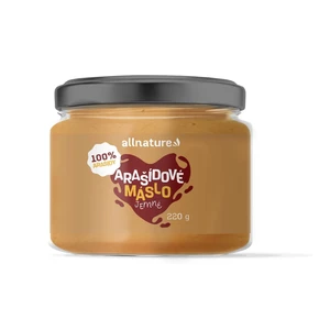 Allnature Arašídové máslo jemné 220 g