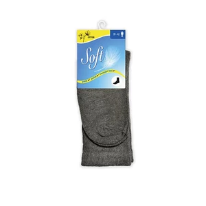 Soft Pánské ponožky se zdravotním lemem vysoké - antracitové 43 - 46