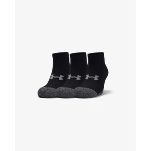 Unisex kotníkové ponožky Under Armour Heatgear Locut 3 páry  Black