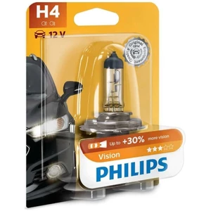 Autožiarovka Philips Vision H4, 1ks (12342PRB1) autožiarovka • typ H4 • napätie 12 V • príkon 60/55 W • 1 kus