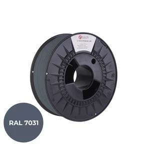 Tisková struna (filament) C-TECH PREMIUM LINE, PLA, šedomodrá, RAL7031, 1,75mm, 1kg