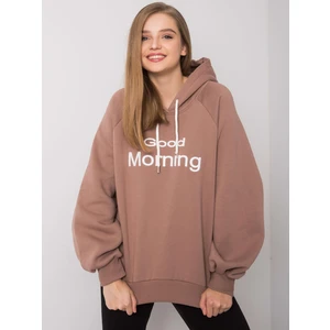 Light brown padded sweatshirt