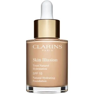 Clarins Skin Illusion Natural Hydrating Foundation rozjasňujúci hydratačný make-up SPF 15 odtieň 108.3 Organza 30 ml