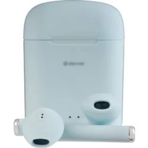 Bluetooth®, True Wireless Hi-Fi sluchátka Ear Free Denver TWE-46 111191120280, světle modrá