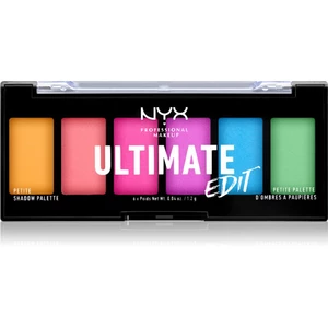 NYX Professional Makeup Ultimate Edit Petite Shadow paletka očních stínů odstín 02 Brights 6x1.2 g