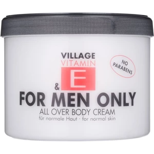 Village Vitamin E For Men Only telový krém bez parabénov