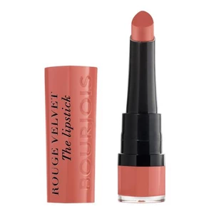 Bourjois Rouge Velvet The Lipstick matný rúž odtieň 15 Peach Tatin 2.4 g