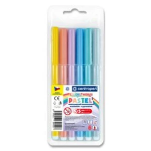 popisovače 7550 pastel 6 ks