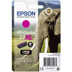 Epson originální ink C13T24334012, T2433, 24XL, magenta, 8, 7ml, Epson
