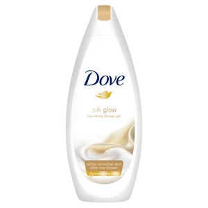 Dove Silk Glow vyživujúci sprchový gél pre jemnú a hladkú pokožku 250 ml