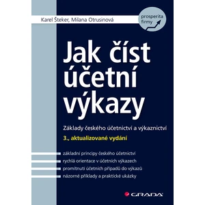 Jak číst účetní výkazy - Karel Šteker, Milana Otrusinová