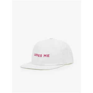 White Men's Cap with VANS Loves Me - Men's